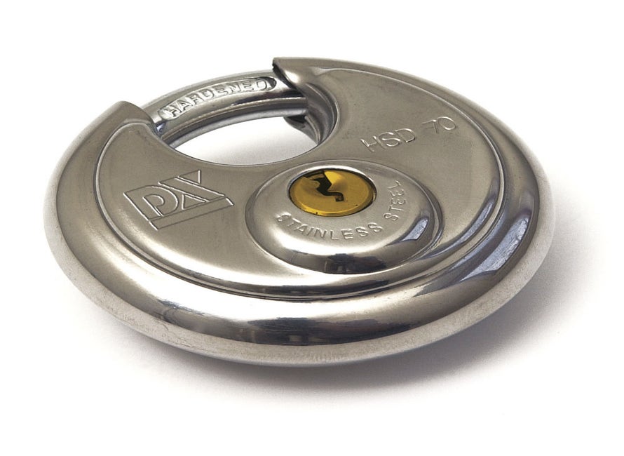 DX Discus hangslot 70mm RVS