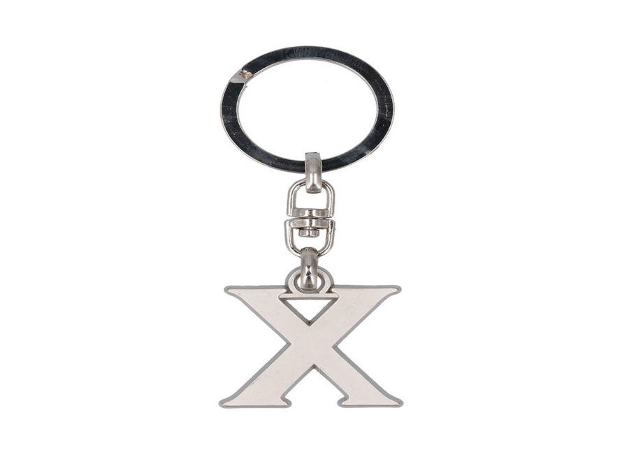 Alphabet porte-clé Satiné - X