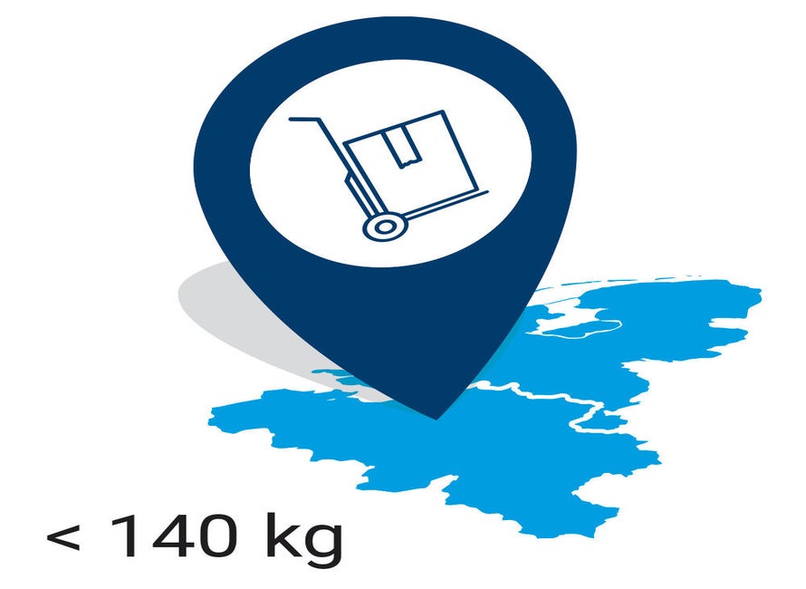 Plaatsing bg of lift incl. /140 kg