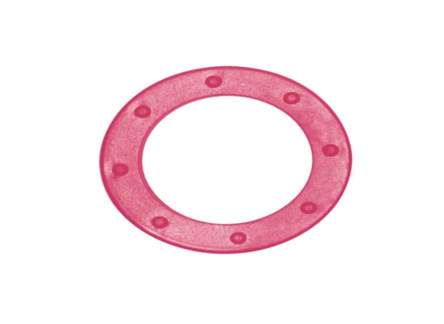 Doos sleutel kenringen Roze fluor