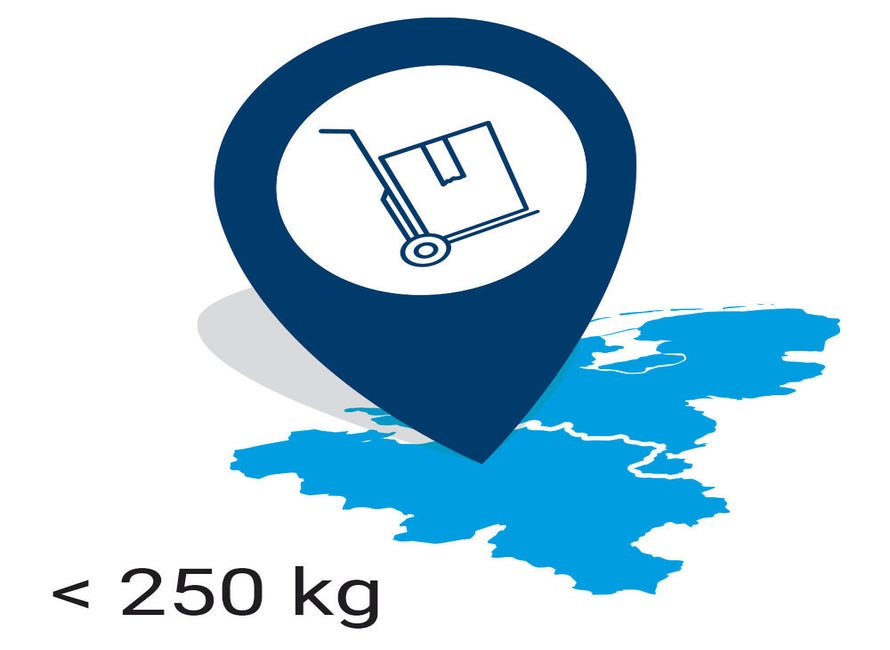 Plaatsing bg of lift incl. /250 kg