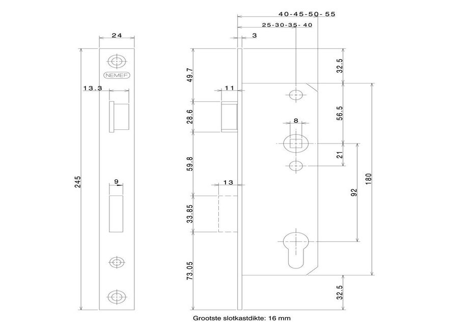Nemef BSW 8791/14-40 PC92 RS