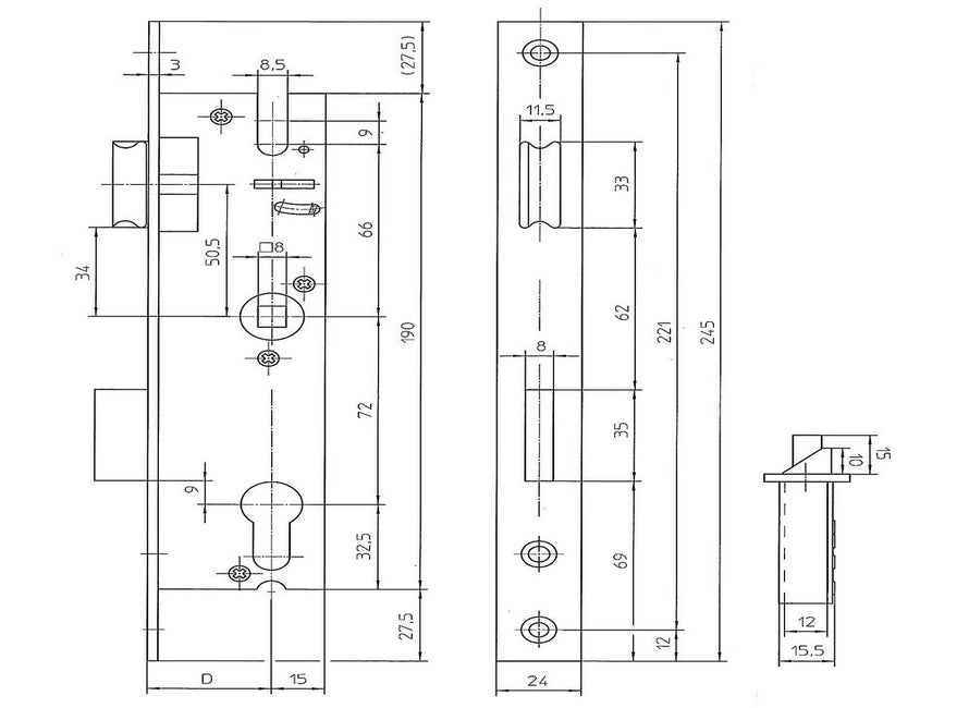 Mauer 4472 Pzw 40mm Din Ls/Rs