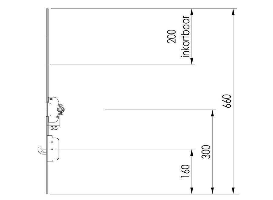 S2 DRB kantespagnolet 660 mm D35 1H