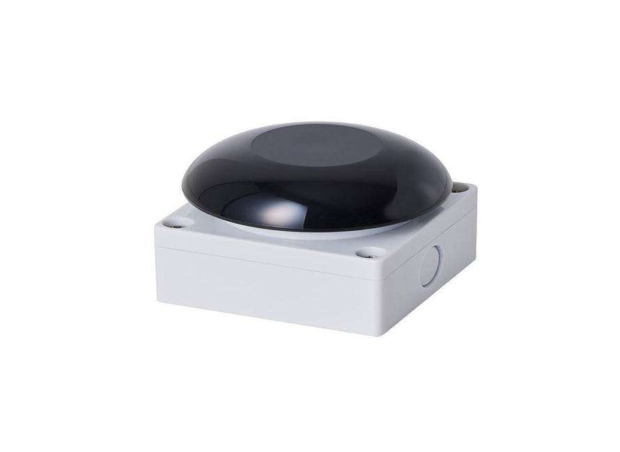 Paddestoeldrukknop zwart DK80B