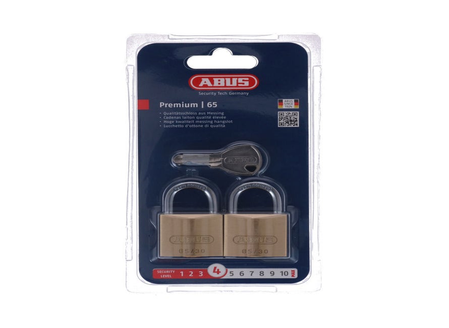 Abus hangslot 65/30 2KA blister