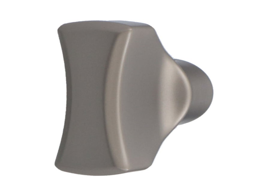 Iseo losse knop plat nikkel