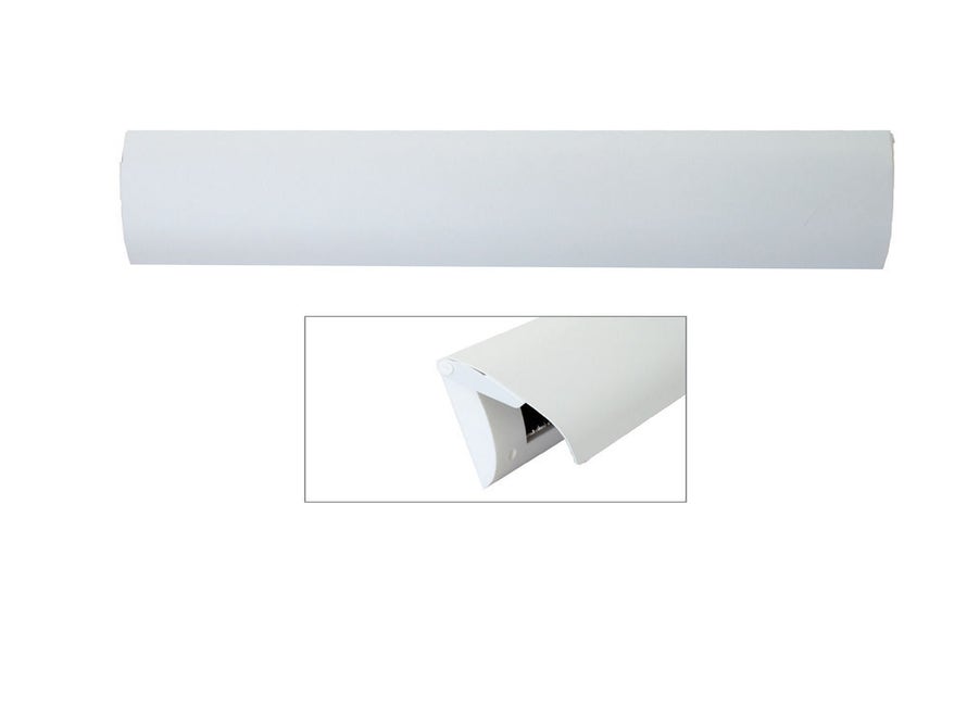 Doorline BP Alu Houder veerklep wit