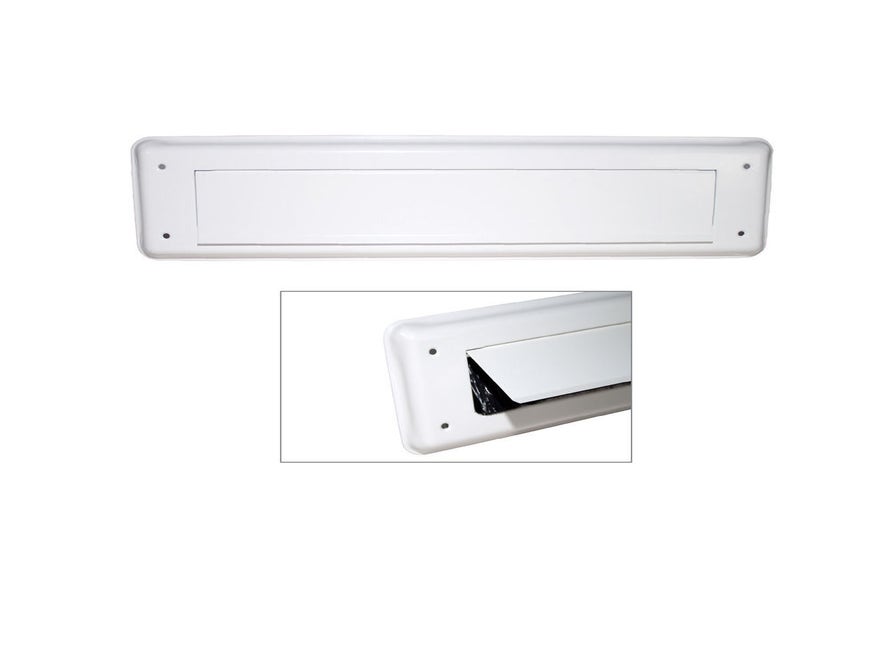 Doorline BP Alu Houder met Klep wit