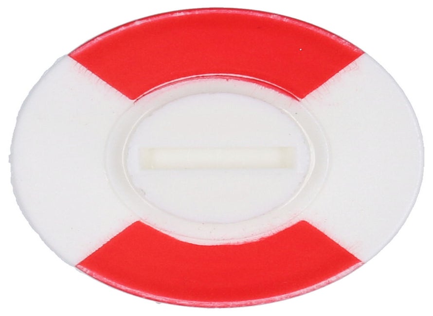 Hoppe rood/wit plaatjes 8 mm