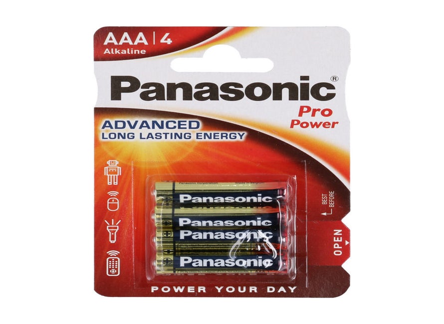 Panasonic Batterij AAA LR03PPG/4BP