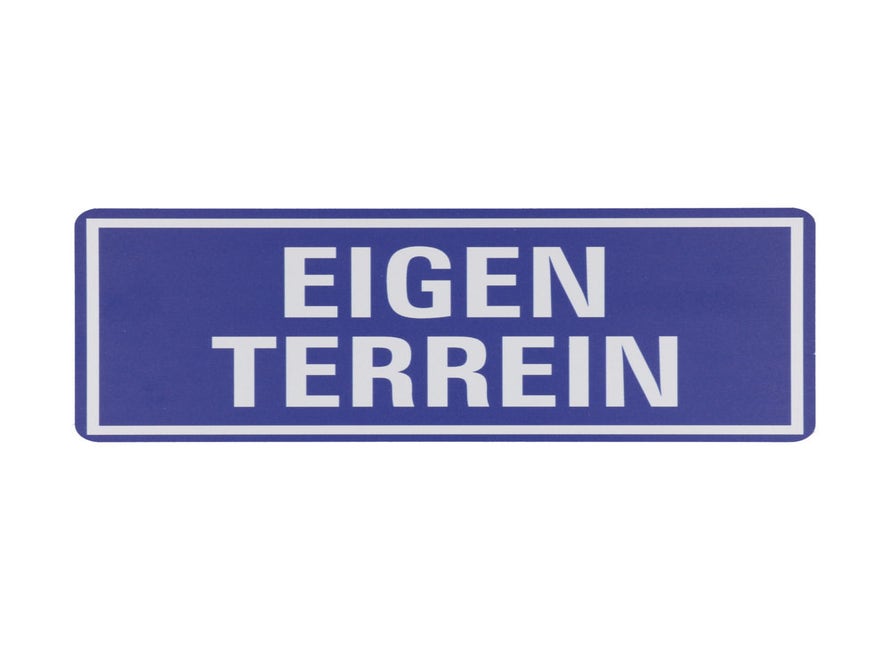 Bord Z165 Eigen Terrein