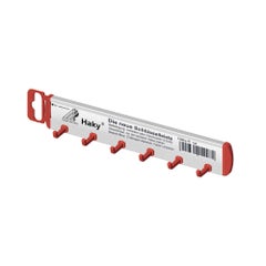 Haky sleutellijst 6 haken rood