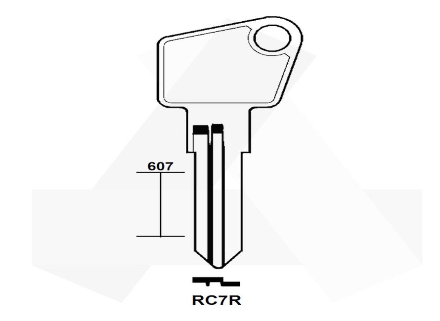RC7R Cina sleutel-L144D