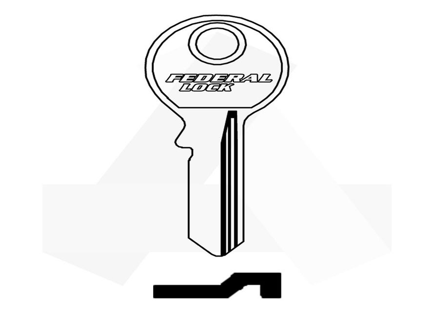 Federal sleutel org. K802-R10-L237