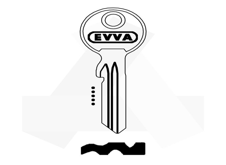 Evva sleutel origineel C-Profiel