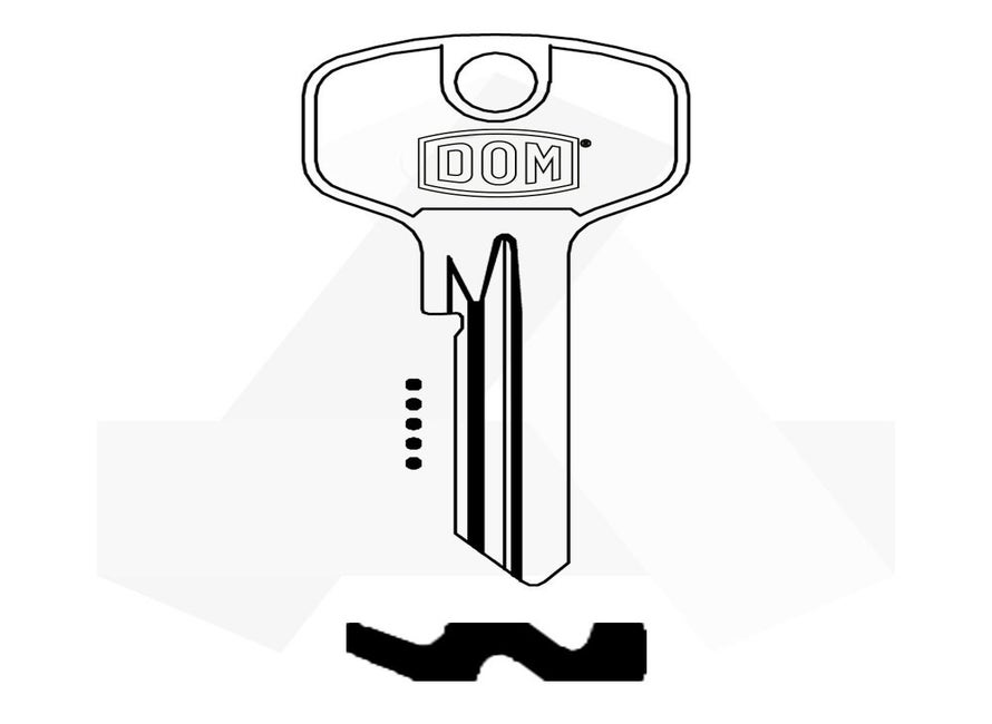 DOM RN sleutel origineel-L204A