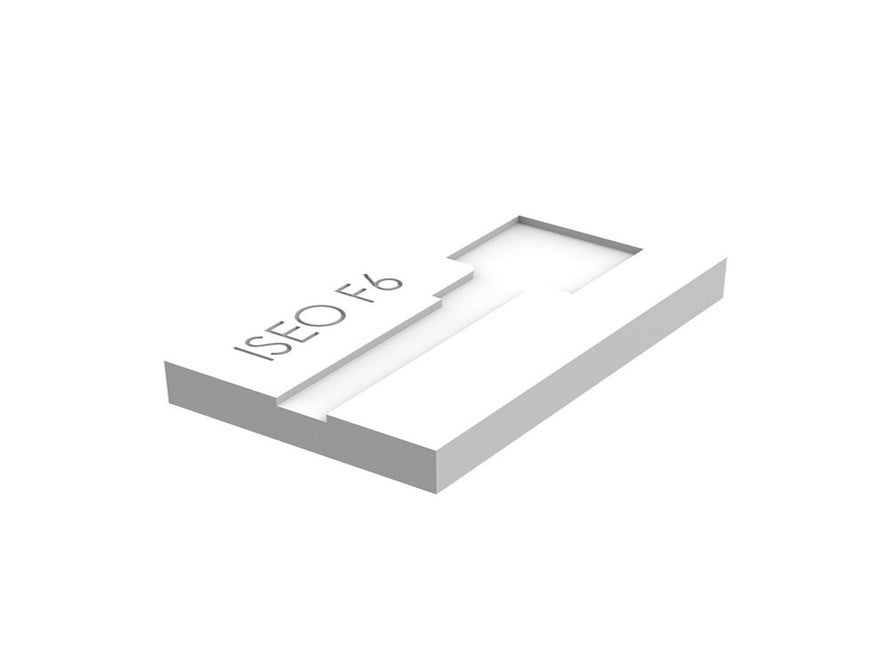 Inzetstuk tbv ISEO F6 sleutel