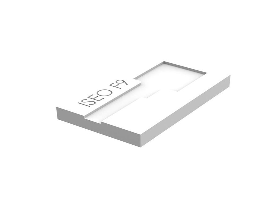 Inzetstuk tbv ISEO F9 sleutel
