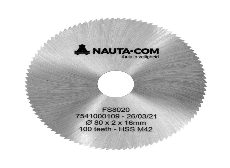 Fos frees ø 80 x 2,0 x 16,0 mm