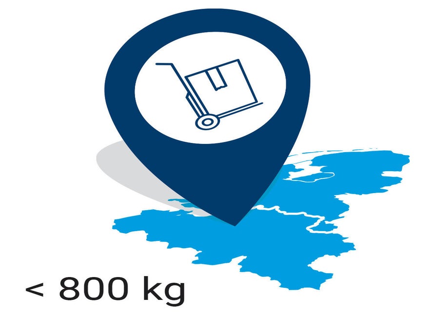Plaatsing bg of lift incl. /800 kg
