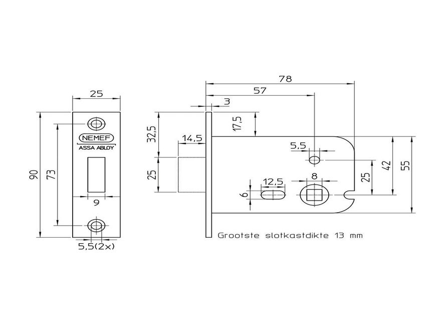 Nemef BSW 404/52-57 WC LR