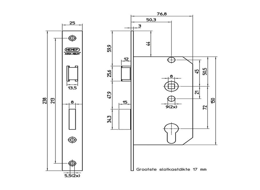Nemef BSW 569/4-50 PC72 LS