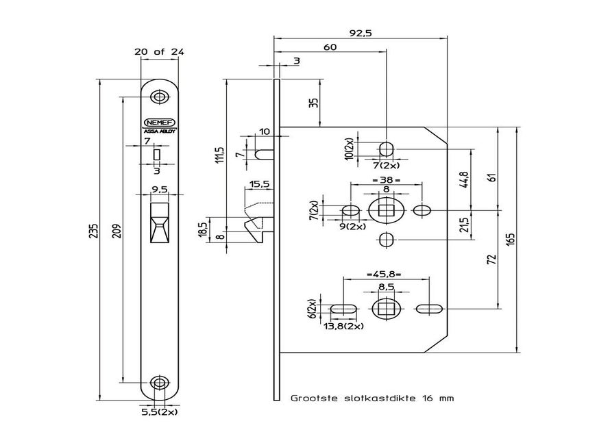 Nemef PSU 624/17-60 WC72 LR