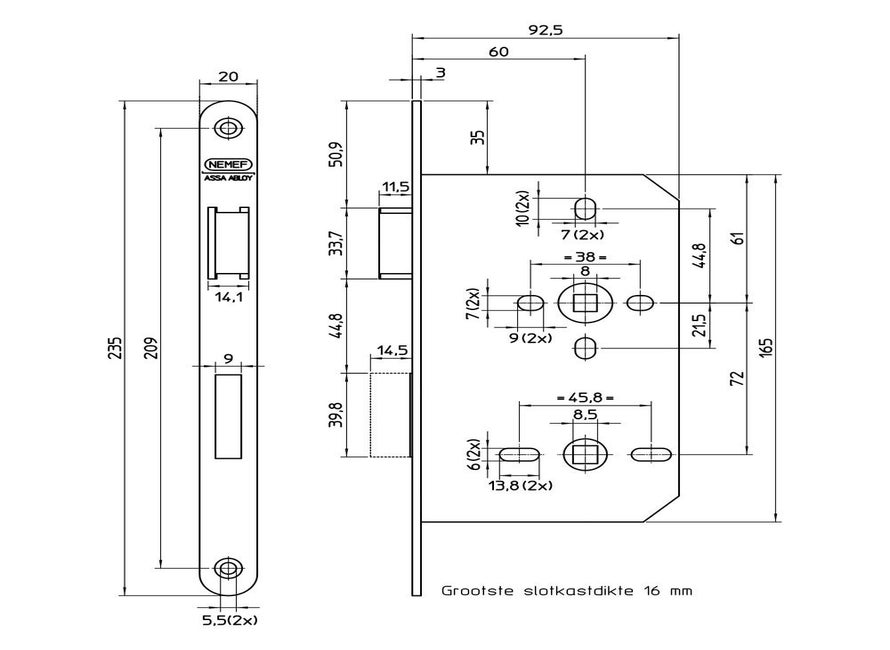 Nemef psu 644/17-60 wc72 rs/ls