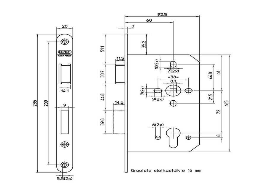Nemef PSU 649/17-60 PC72 LS