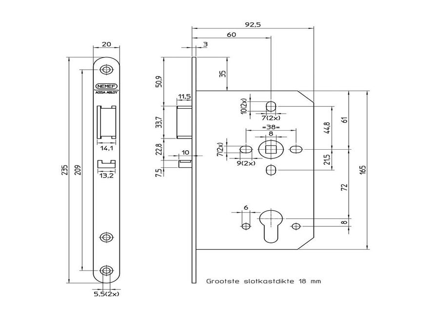 Nemef PSU 649/47-60 PC72 RS