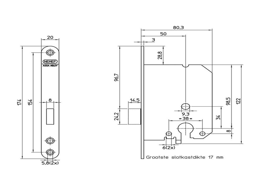 Nemef BSW 1258/2-50 PC LR