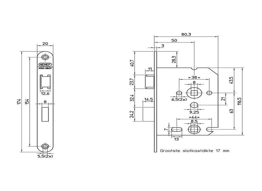 Nemef BSW 1264/4-50 WC63 RS
