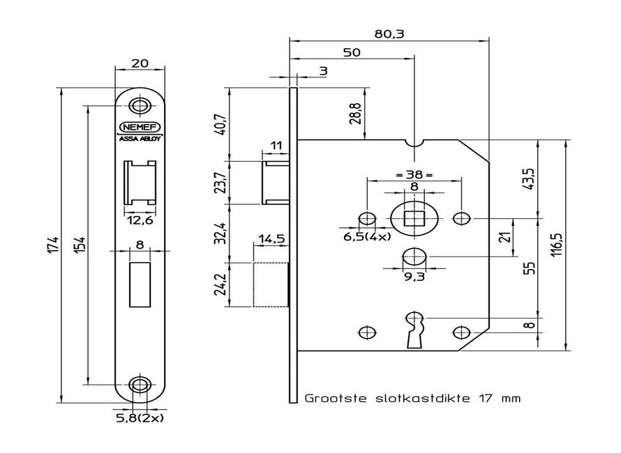 Nemef BSW 1266/4-50 SL56 RS