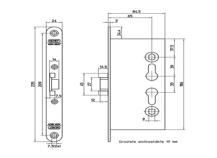 Nemef BSW 1739/29-65 PC72 LR