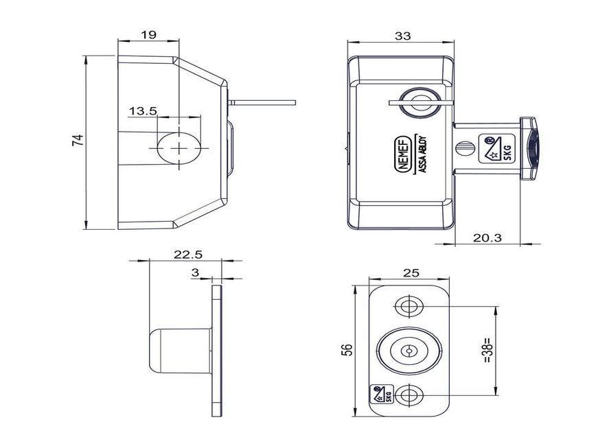 Nemef ROS 2566/1 KA2 SKG1 B