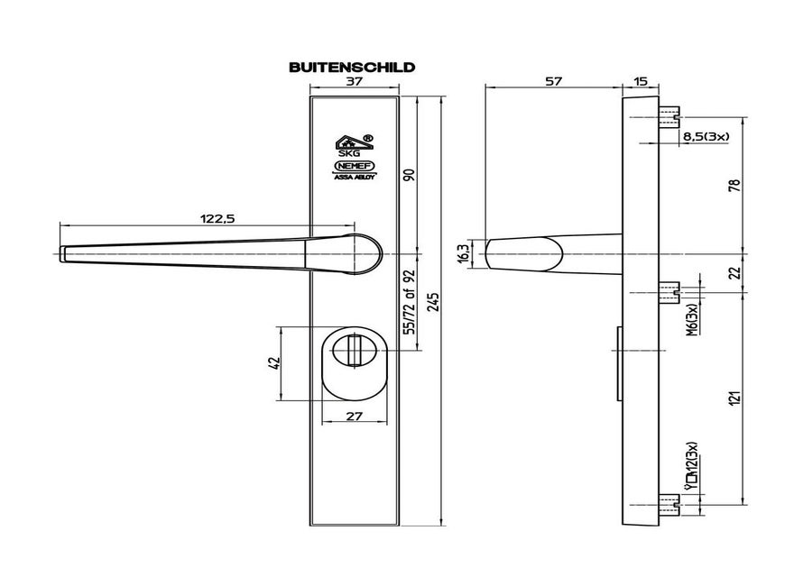 Nemef 3427 AK KR/KR PC55 F1 SKG3