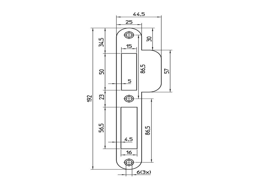 Nemef sluitplaat P4000/17 RS RD