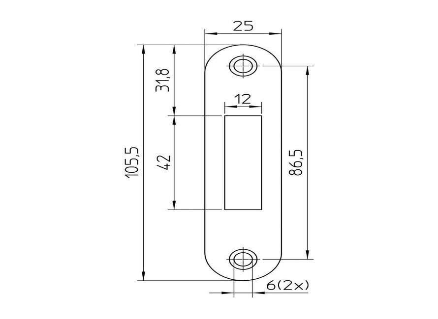 Nemef sluitplaat P4228/17 RD
