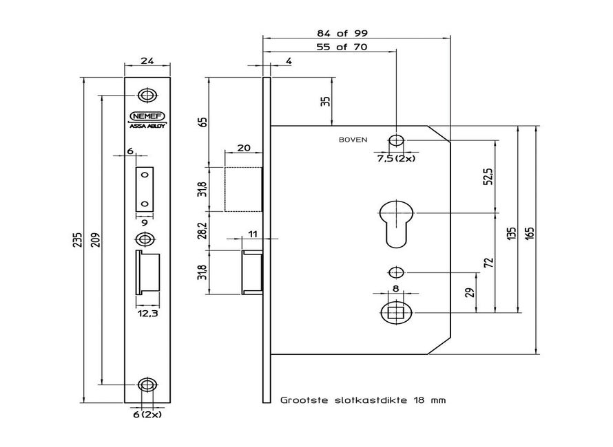 Nemef VSW 4429/17-55 PC72 RS SKG2
