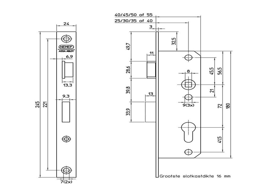 Nemef BSW 8691/14-40 PC72 RS