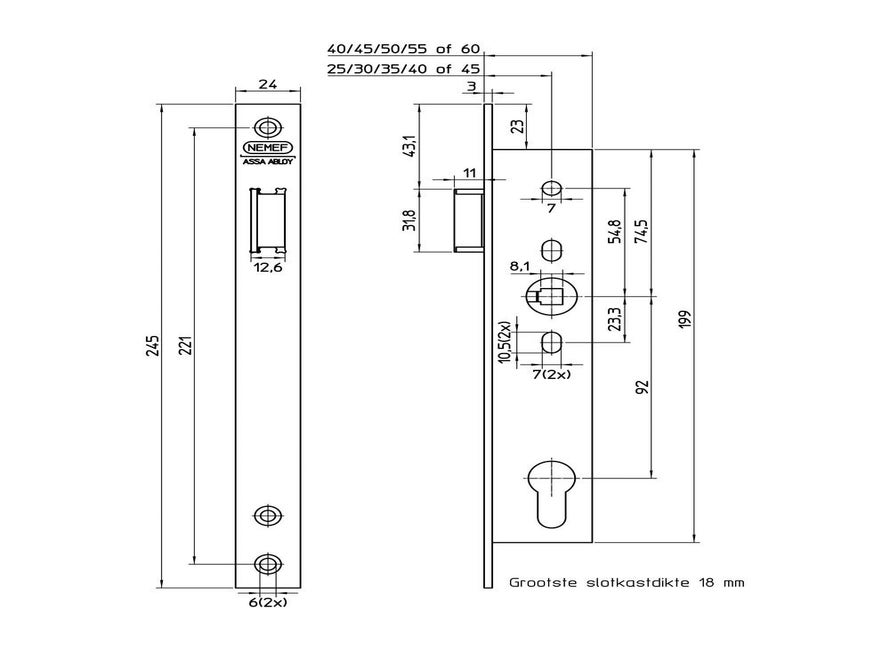 Nemef BSW 9634/07-40 PC92 RS