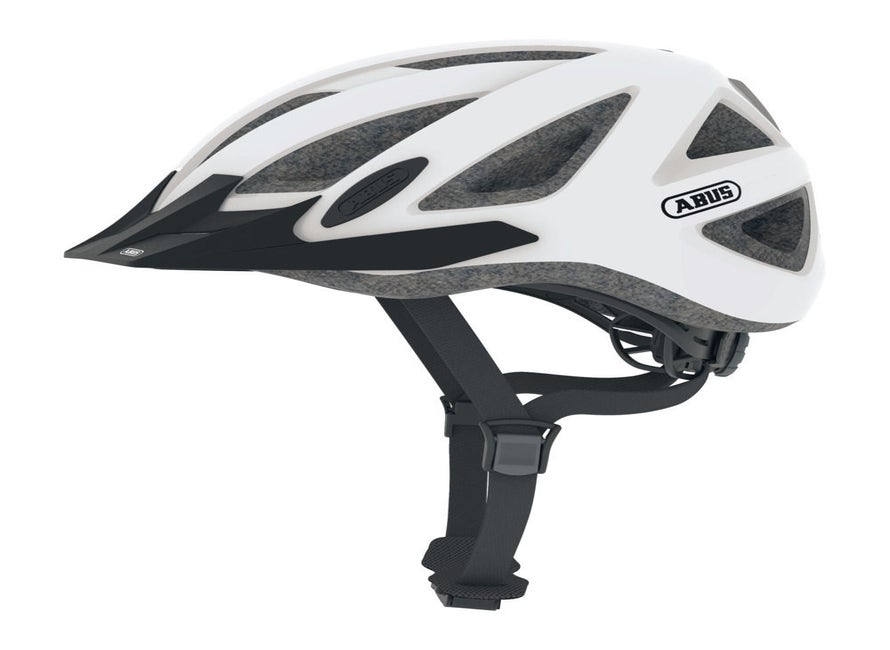 Abus fietshelm city pro wit M