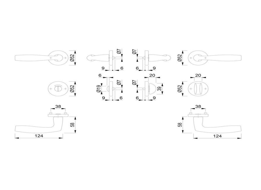 HOPPE 1515/42KV/42KVS WC F1