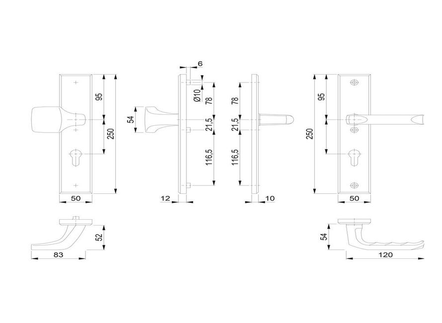 HOPPE 61G/2235/2214/113 PC72 F1