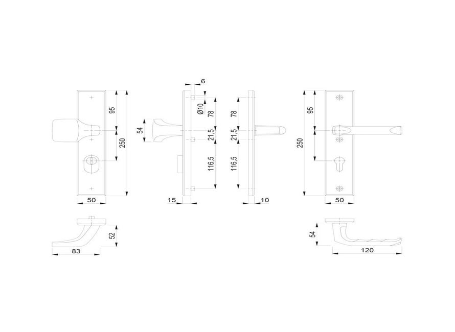 HOPPE 61G/2236ZA/2214/113 PC92 F1