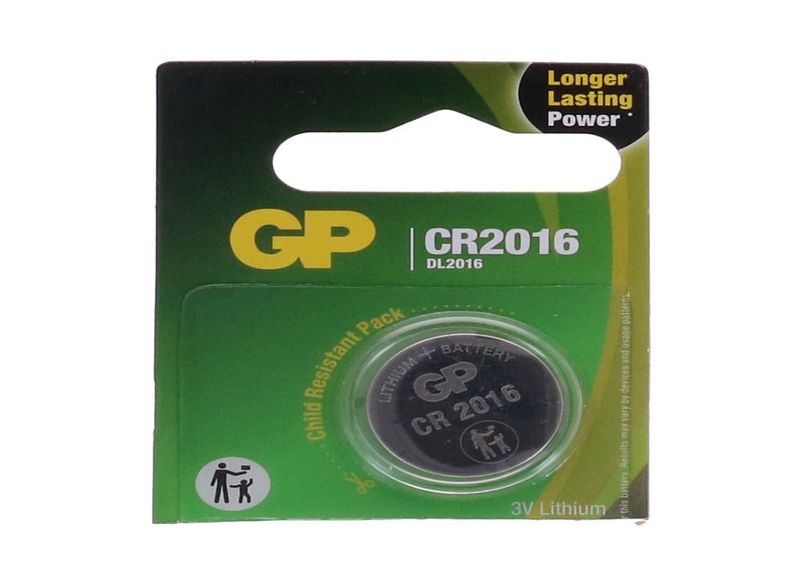 GP knoopcel CR2016-3V-72mAh-1BP