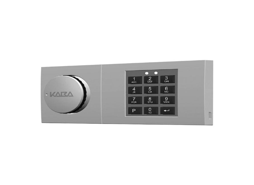 Elektronisch slot met noodsleutel