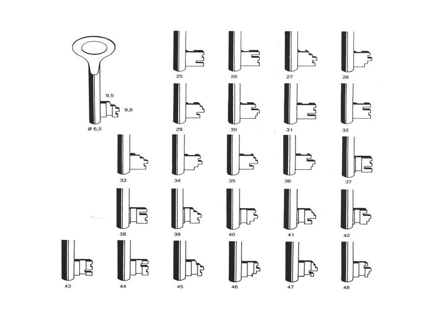 Lips Klaviersleutel 2070 No. 40