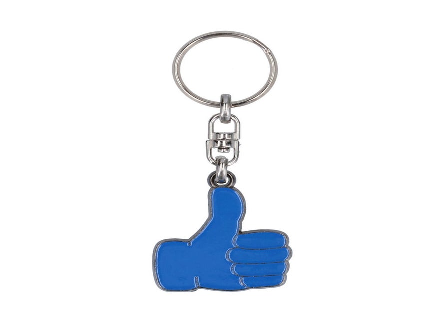 Sleutelhanger duim Blauw